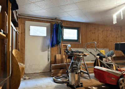 Bild des Hobbyraums im Einfamilienhaus in Alterkülz mit Zugang zum Garten